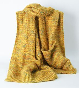 100% Acrylic Customized Wholesale Lady Fashion Jacquard Knitted Scarf 