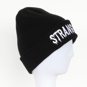 Wholesale Customized Unisex Fashion 100% Acrylic Embroidery Cuffed Knitted Winter Beanie Hat