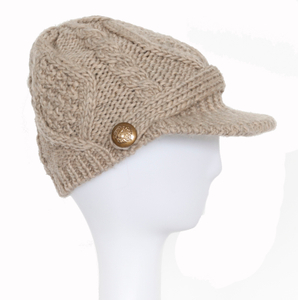 Wholesale Customized Simple Beanie Knitted Winter Warm Hat 