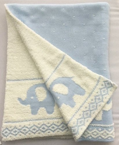 New Design Cotton Knit Baby Blanket Super Soft Jacquard Blanket for Children