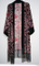 Women summer cape burn out polyester light floral printed long shawl