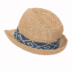 High Quality Raffia Paper Boater Floppy Straw Hat Panama Summer Beach Sun Hats 