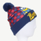 Cute Colorful 100% Acrylic Printed Cuffed Knitted Winter Beanie Hat 