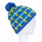 Women or man Fashion 100% Acrylic Jacquard Knitted Winter Beanie Hat with Ball