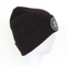 Wholesale Customized Simple Beanie Knitted Winter Cuffed Hat with printed patch