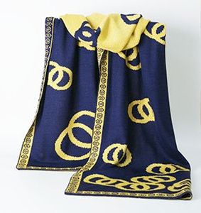 Wholesale Hot Sale Knitted Jacquard Scarf