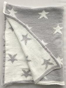 New Design Knit Baby Blanket Super Soft Jacquard Cotton Baby Blanket