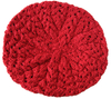 Wholesale Customized Red Beanie Winter Lady Colorful Cotton Knitted Beret