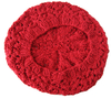 Wholesale Customized Red Beanie Winter Lady Colorful Cotton Knitted Beret