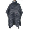 Custom logo label winter tassel poncho scarf knit shawls wholesale